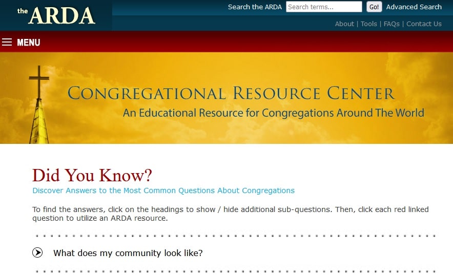 Church Consultant - The ARDA